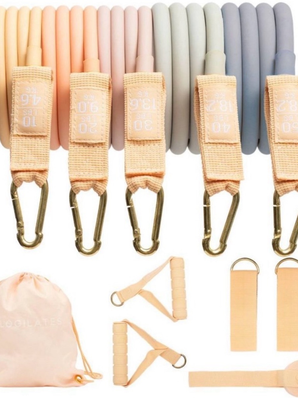 🆕 Blogilates Ultimate Toning Tube Kit - Multi-Color - Picture 6 of 6